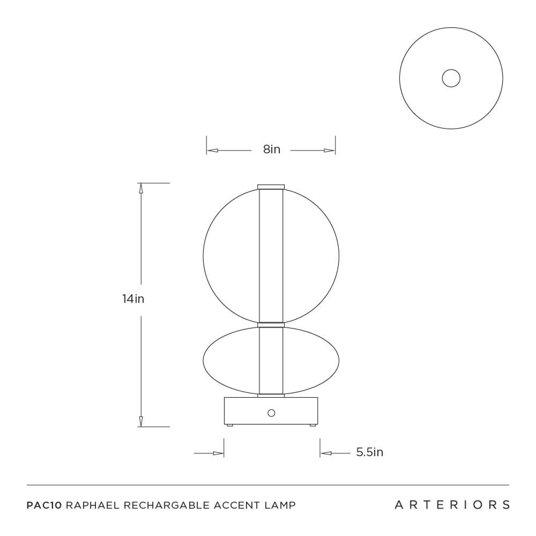 Raphael Rechargeable Accent Lamp