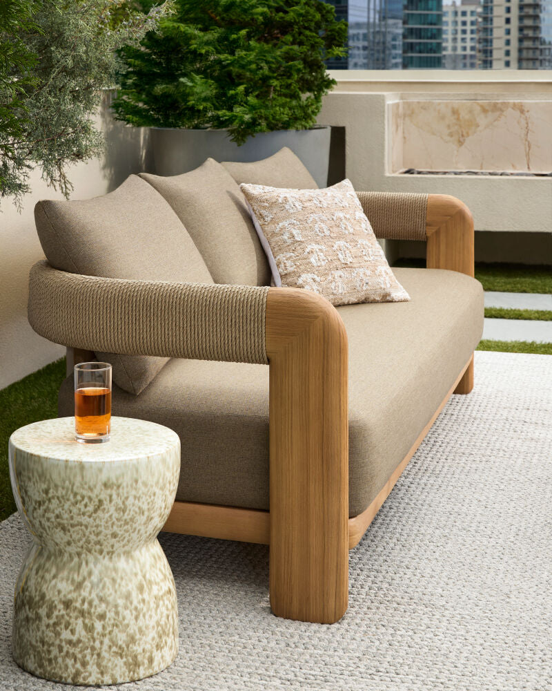 Hourglass Garden Stool HOG-003 - styleshot