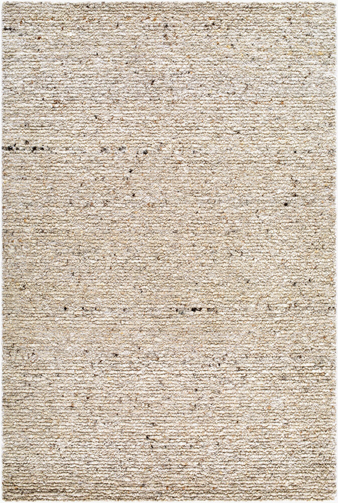 Passion Cream/White Handmade Rug - 3' x 10'