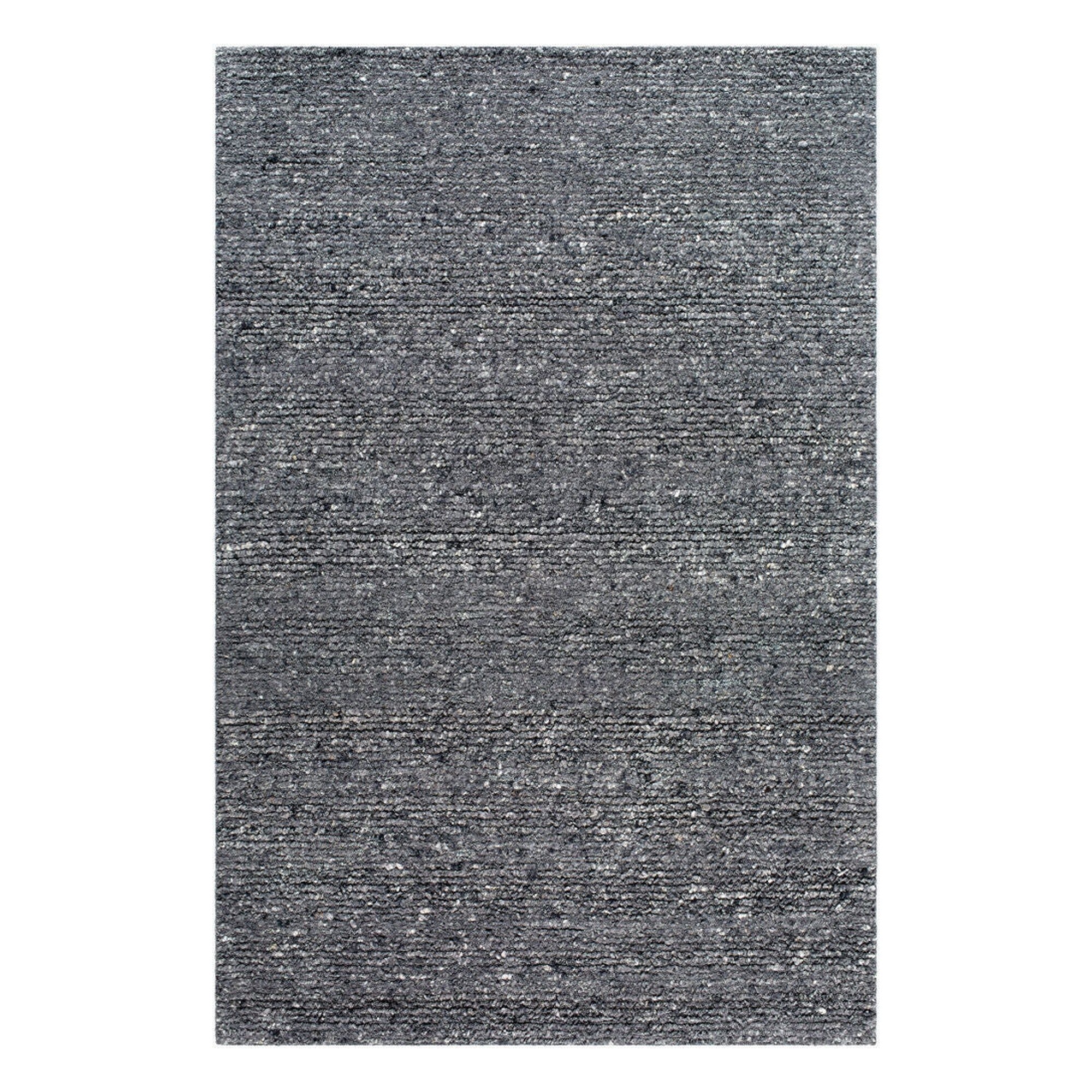 Passion Charcoal/Light Gray Handmade Rug - 3' x 10'