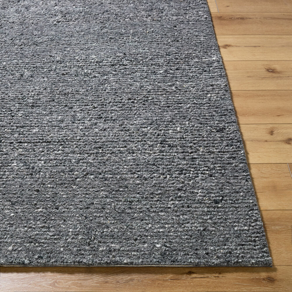 Passion Charcoal/Light Gray Handmade Rug - front