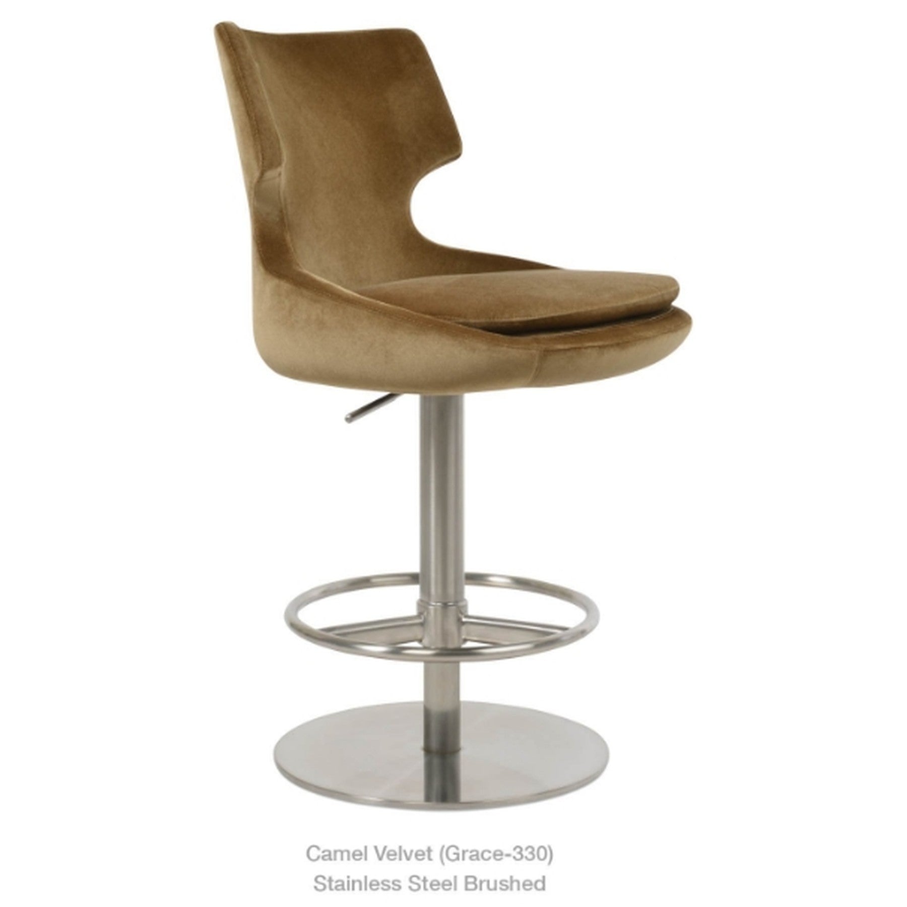 Patara Piston Stool | SohoConcept tight square image