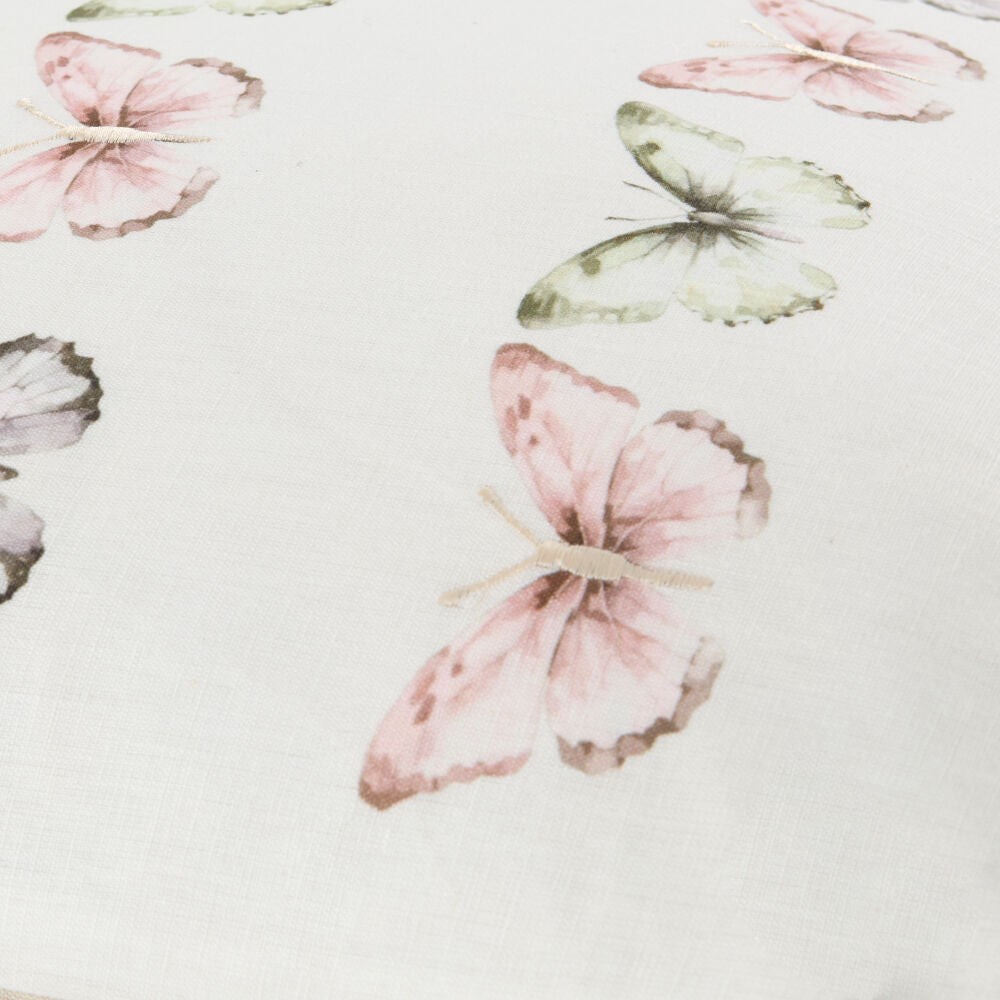 Painterly Butterfly Accent Pillow - texture