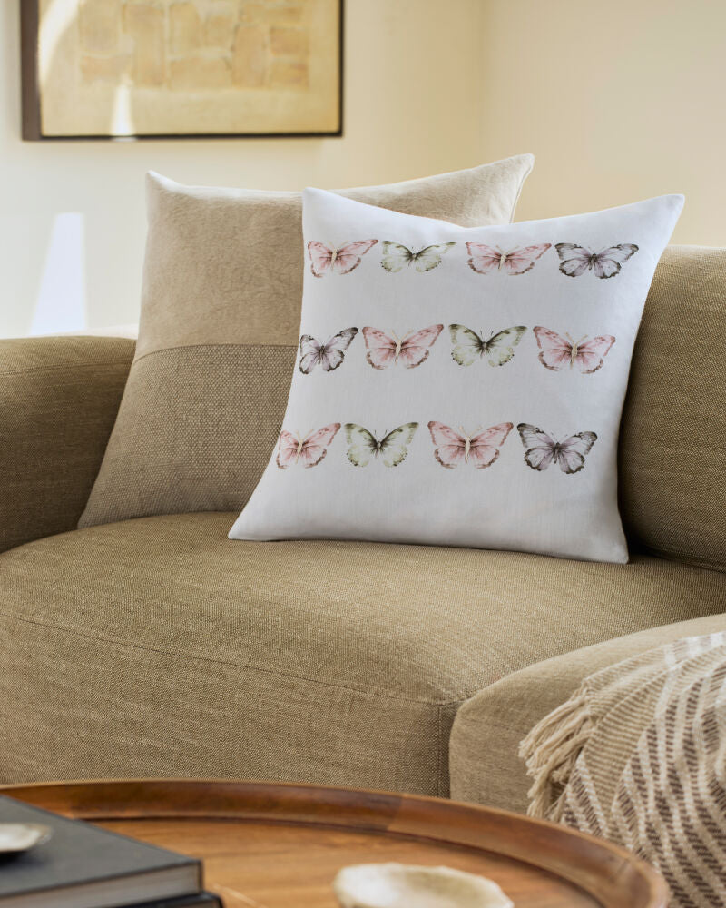 Painterly Butterfly Accent Pillow - styleshot