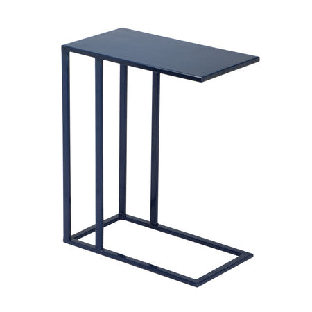 Elements Tanu C Table Enamel Top End Table - Navy