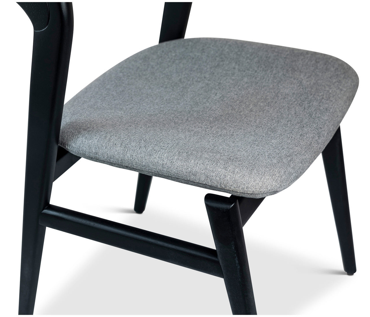 Modern Brazilian - Velma - Side Chair - Bouclé Crafted Glaze Seat - Nevoa Frame