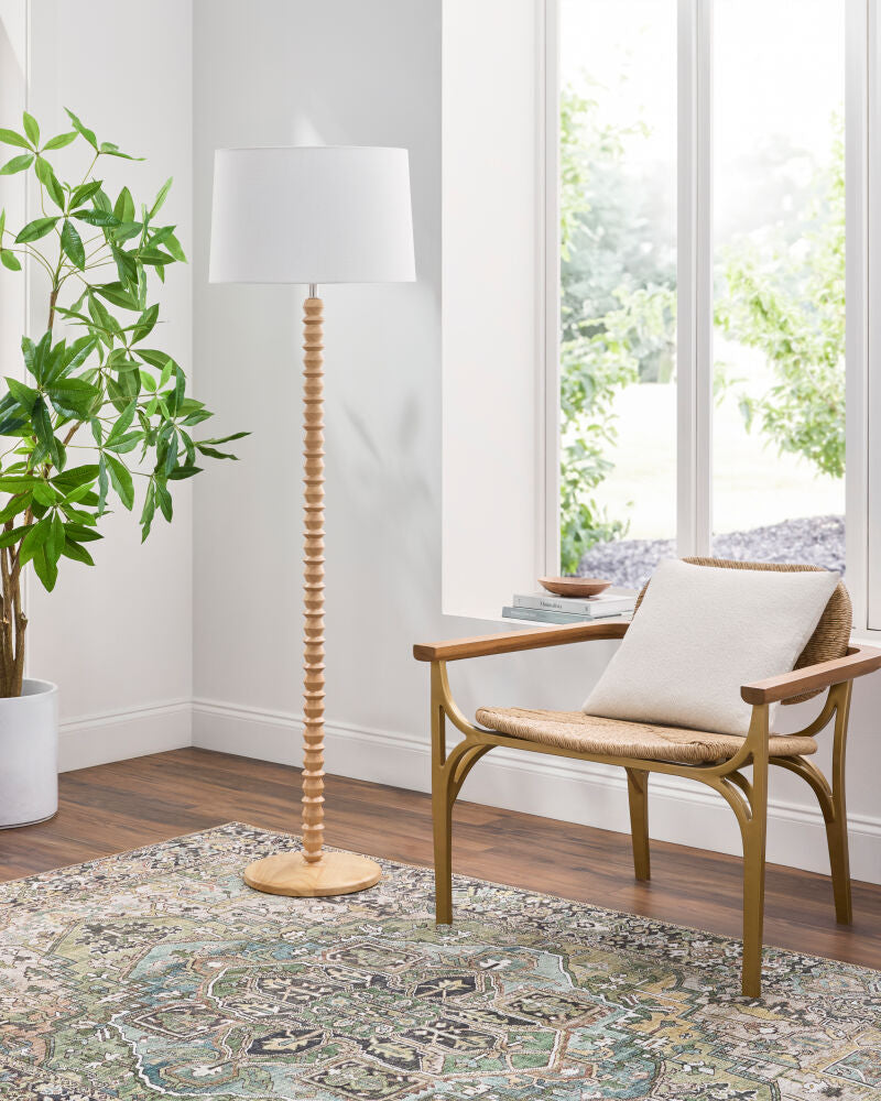 Padauk Accent Floor Lamp PDK-002 - styleshot