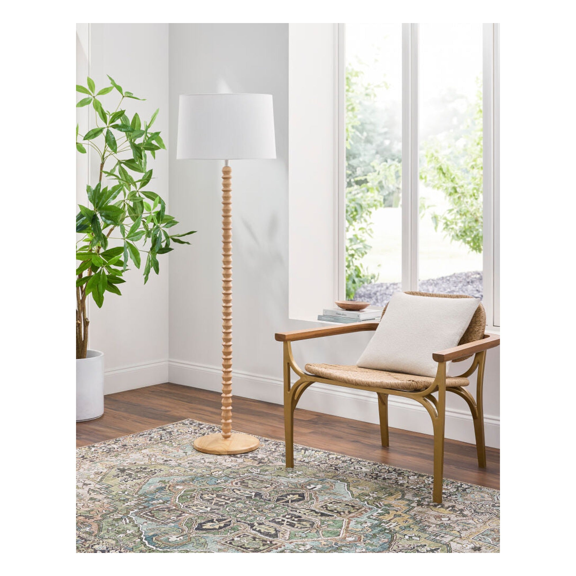 Padauk Accent Floor Lamp PDK-002 - styleshot