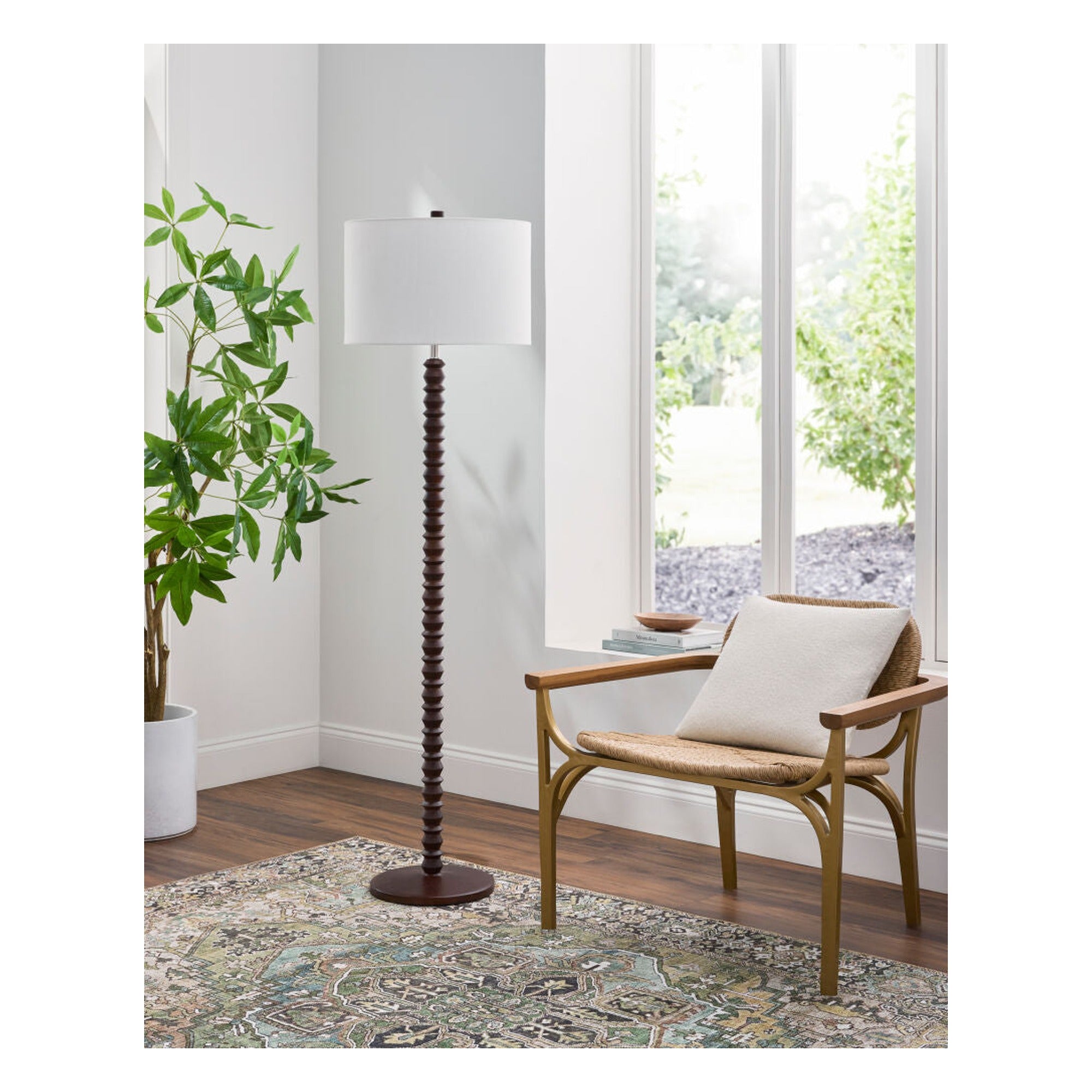 Padauk Accent Floor Lamp PDK-003 - styleshot