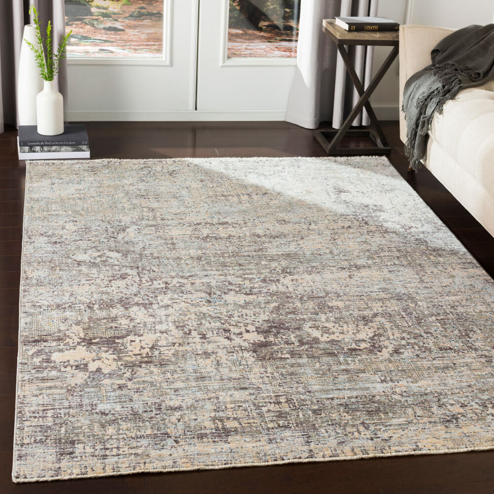 Presidential Blue/Wheat Machine Woven Rug PDT-2303 - roomscene