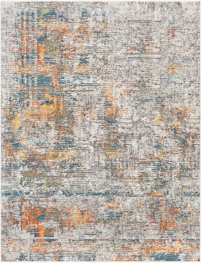 Presidential Blue/Wheat Machine Woven Rug PDT-2305 - 3'3" x 10'