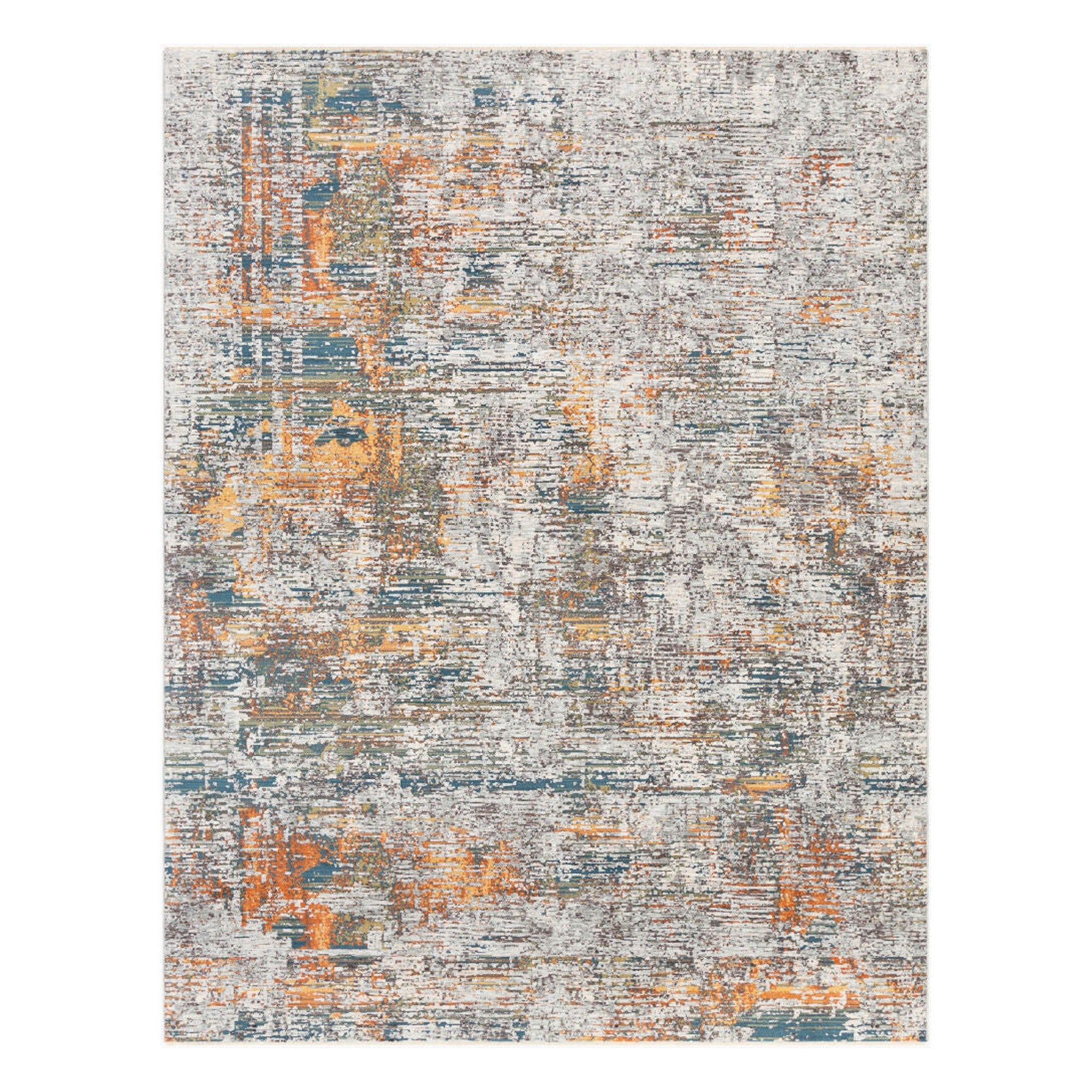 Presidential Blue/Wheat Machine Woven Rug PDT-2305 - 3'3" x 10'