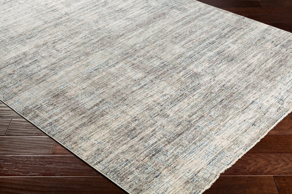 Presidential Blue/Wheat Machine Woven Rug PDT-2308 - corner