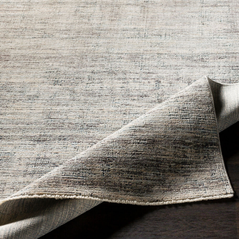 Presidential Blue/Wheat Machine Woven Rug PDT-2308 - fold