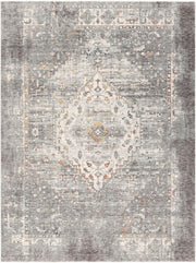 Presidential Blue/Wheat Machine Woven Rug PDT-2311 - 3'3" x 10'