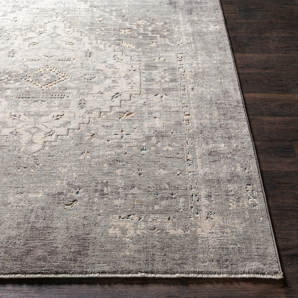 Presidential Blue/Wheat Machine Woven Rug PDT-2311 - front