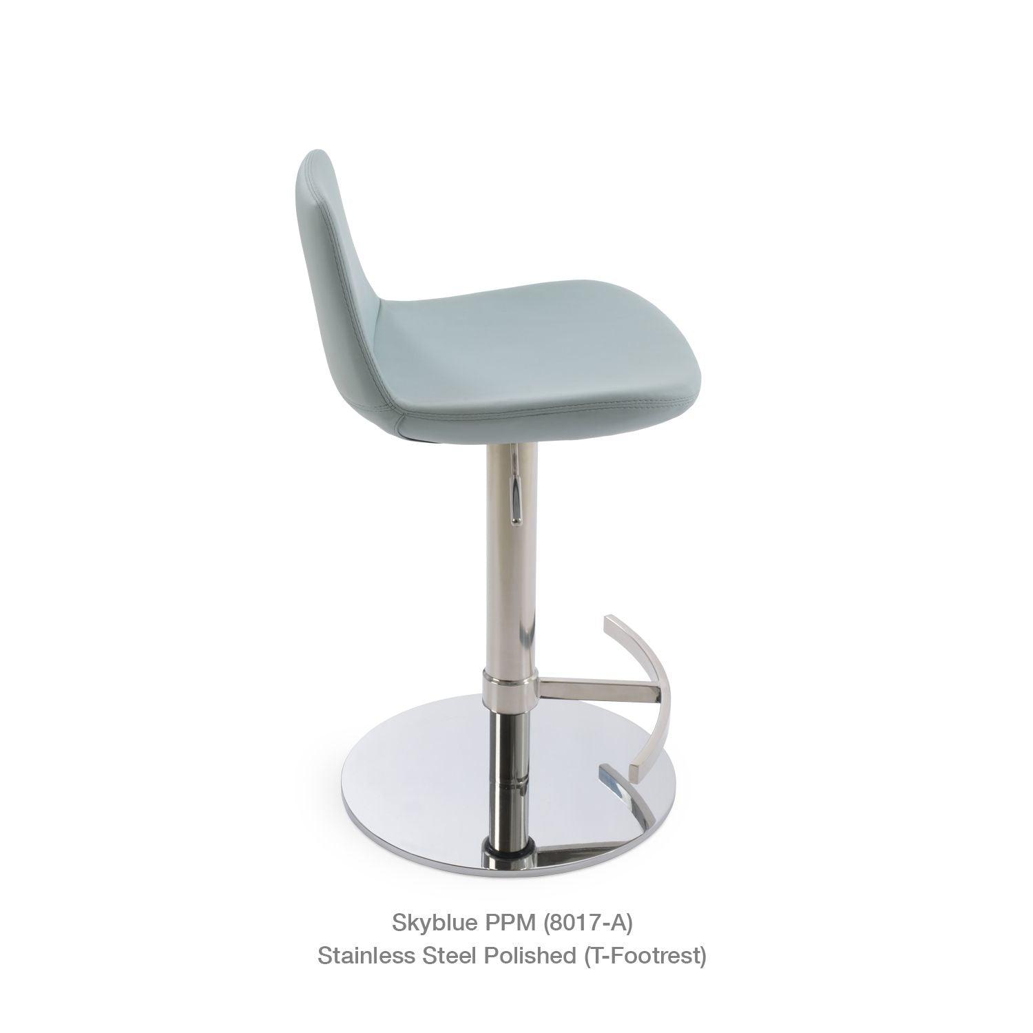 PERA PISTON SWIVEL STOOL