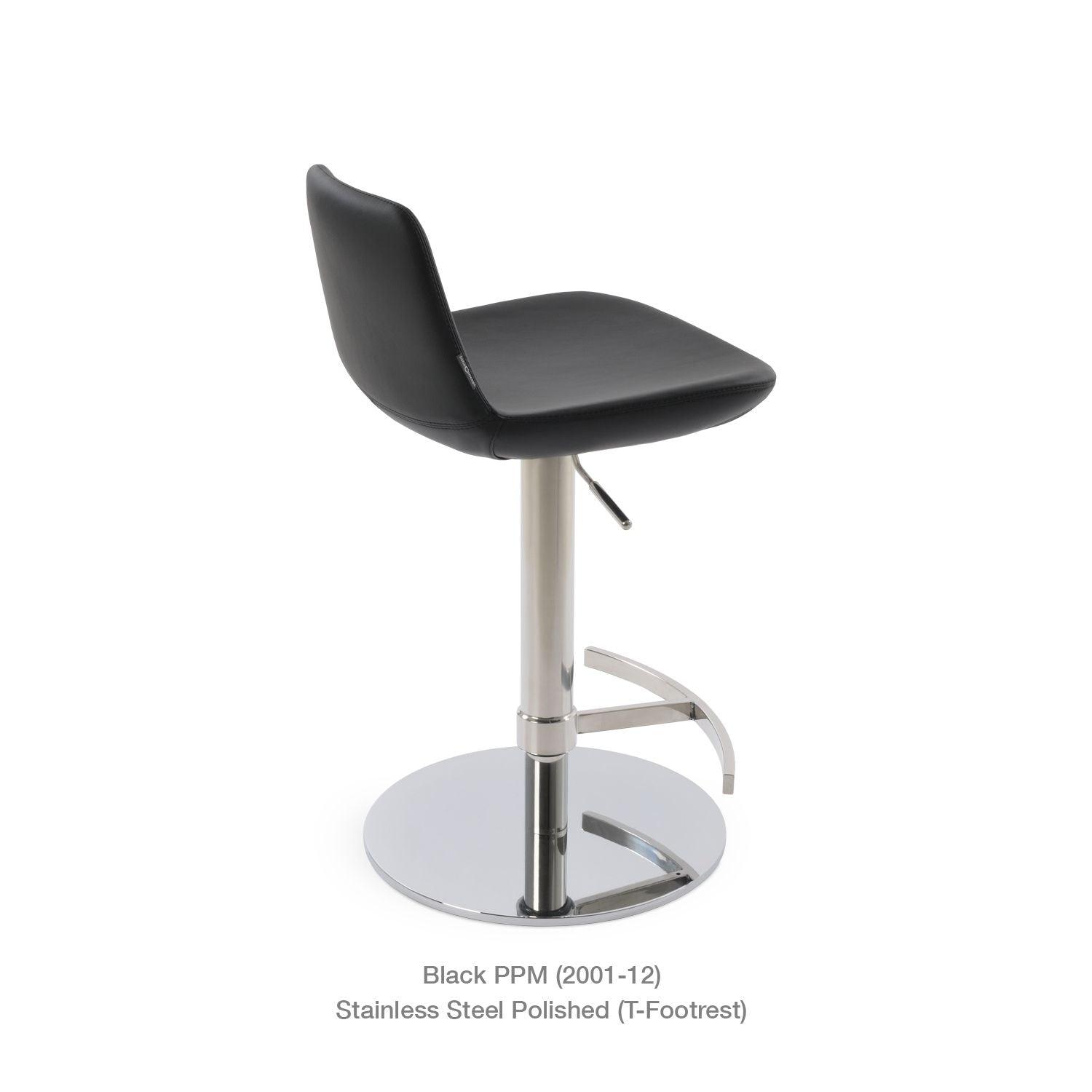 PERA PISTON SWIVEL STOOL
