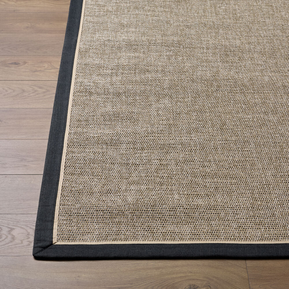 Paragon Black/Tan Machine Woven Rug PGR-2301 - front