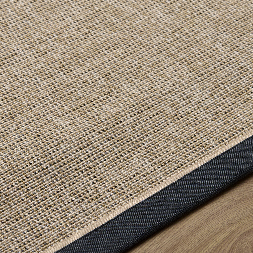 Paragon Black/Tan Machine Woven Rug PGR-2301 - texture