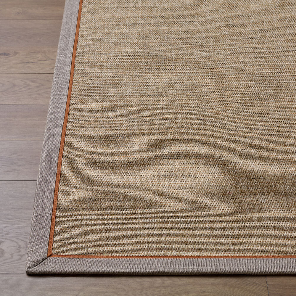 Paragon Brown/Tan Machine Woven Rug - front