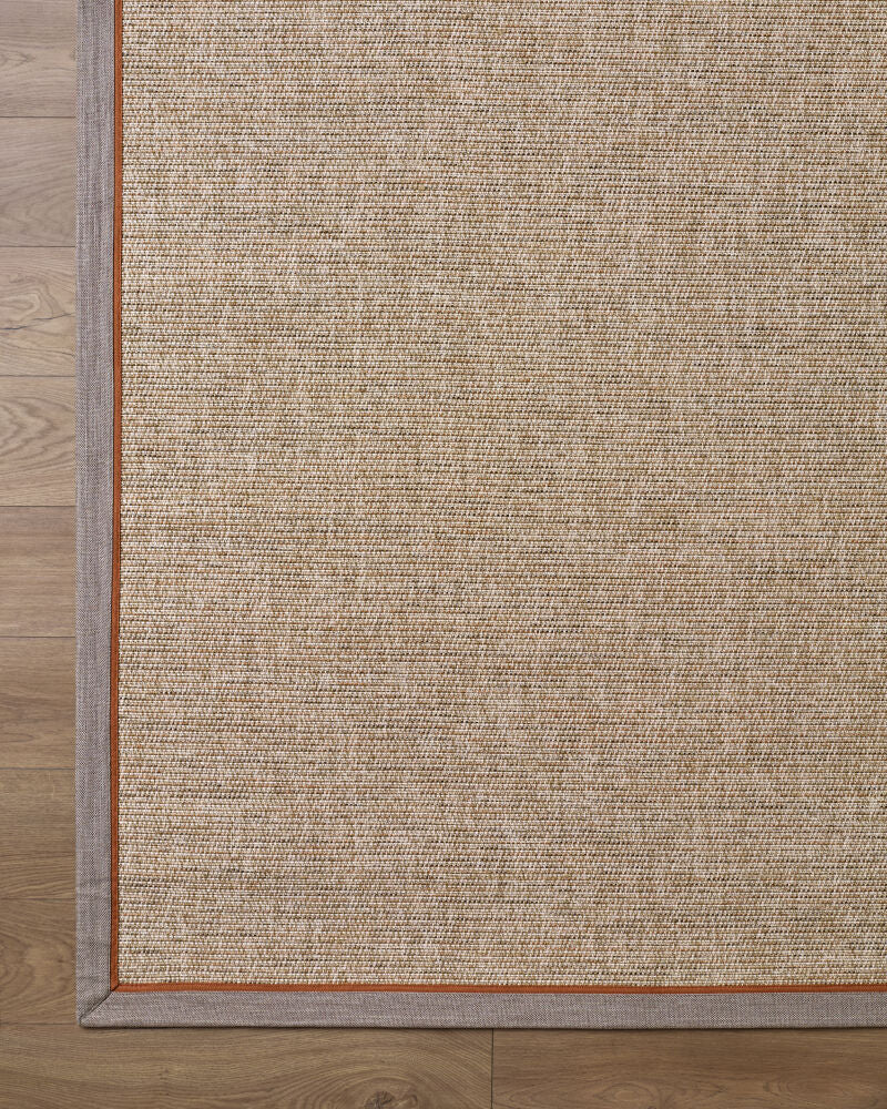 Paragon Brown/Tan Machine Woven Rug - overhead
