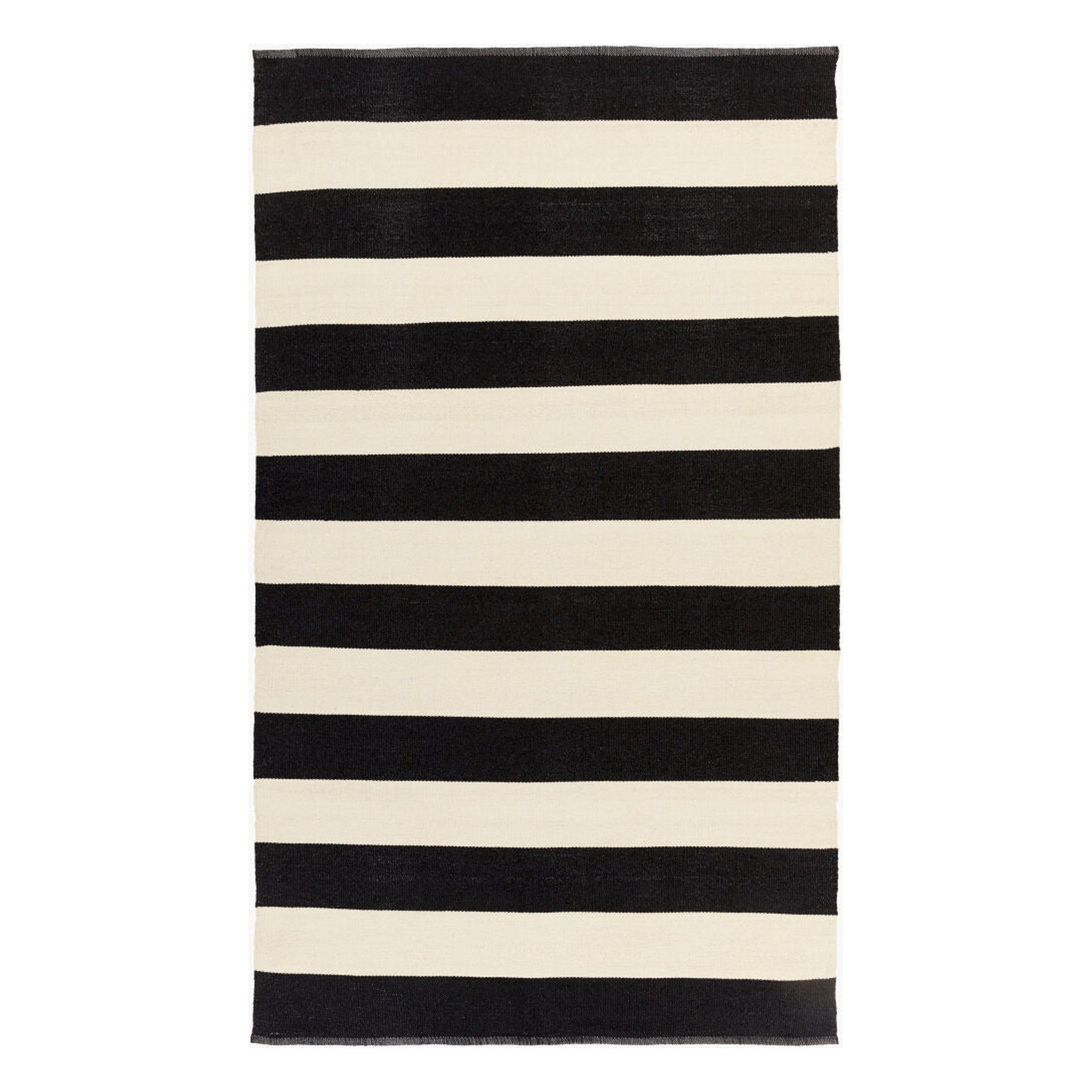 Picnic Black/Cream Handmade Rug - 2' x 3'