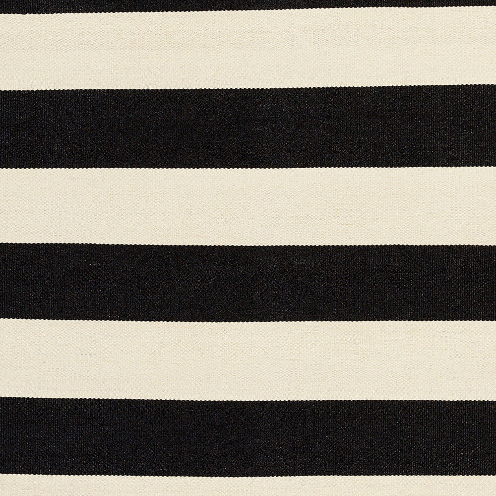 Picnic Black/Cream Handmade Rug - swatch