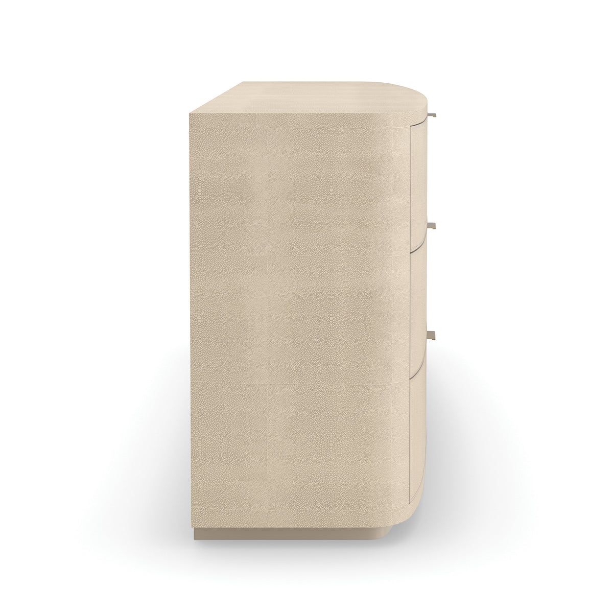 Simply Perfect Dresser Ivory Painted Faux Shagreen 68" by Caracole - view 5