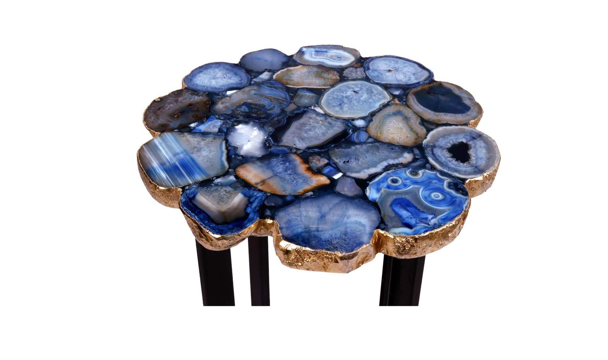 Azul Agate Accent Table Blue by Moe's Home Collection - view 10