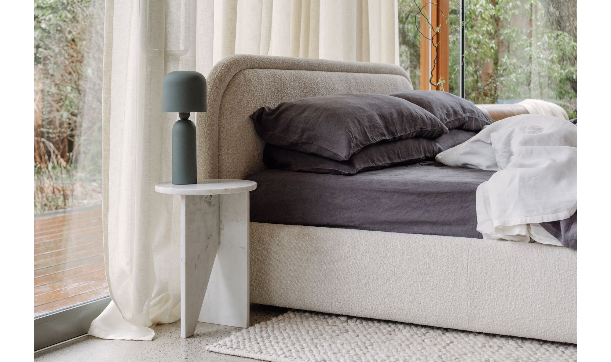 Grace Accent Table White Marble by Moe's Home Collection - view 12