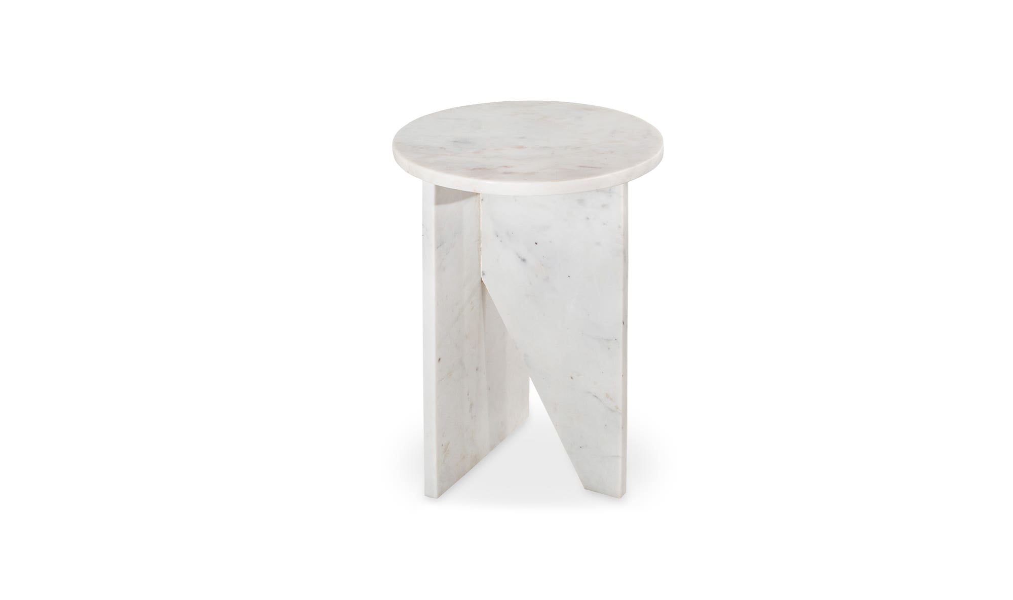 Grace Accent Table White Marble by Moe's Home Collection - view 14