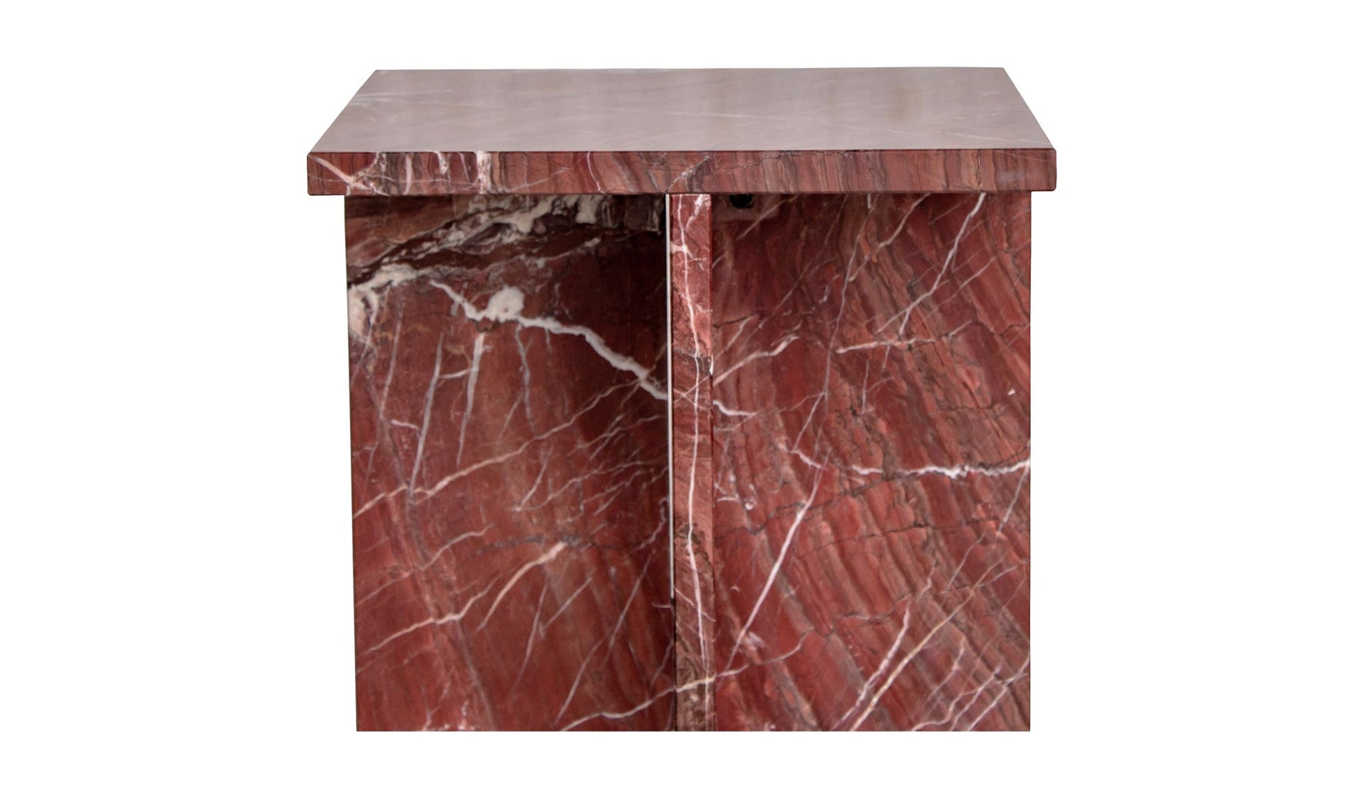 Blair Accent Table Rosso Levanto Marble by Moe's Home Collection - view 8