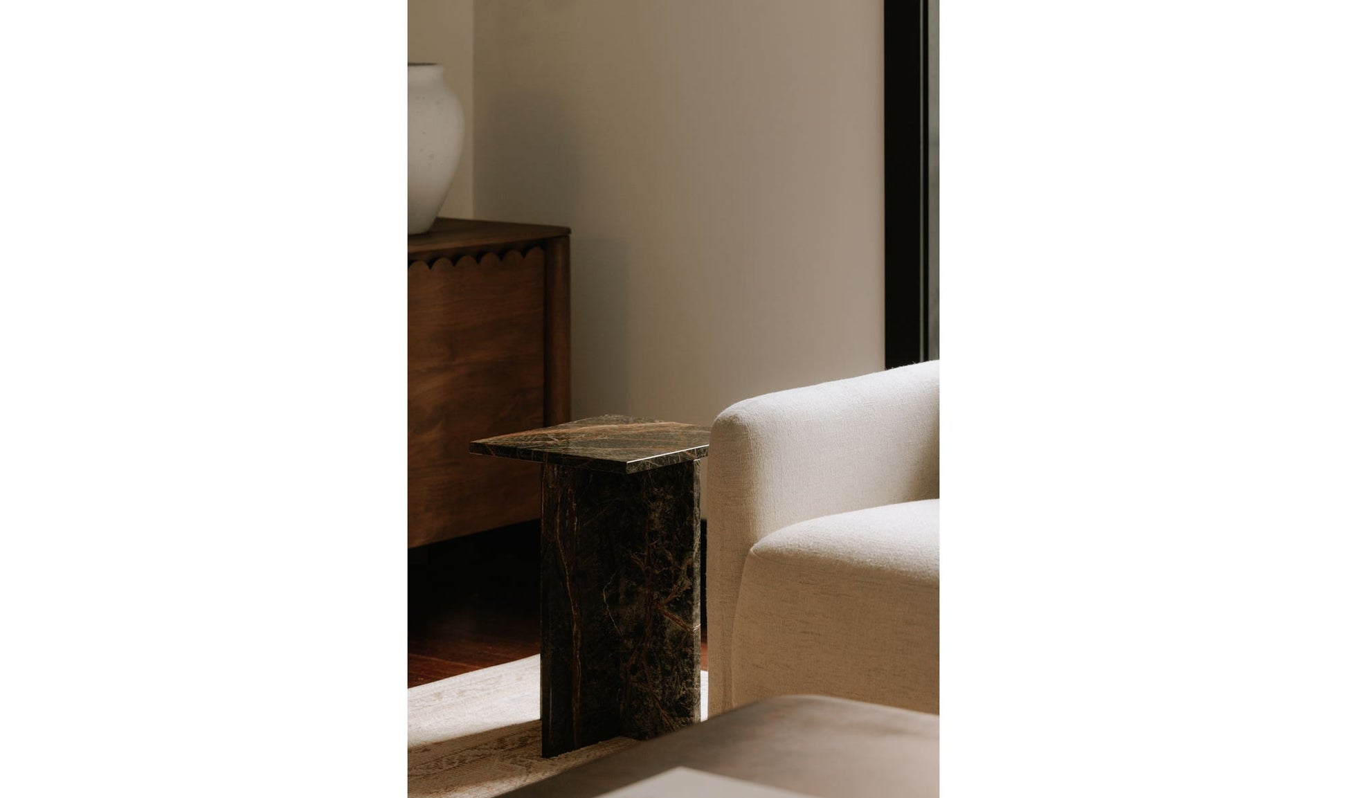 Blair Accent Table Rainforest Green Marble by Moe's Home Collection - view 7