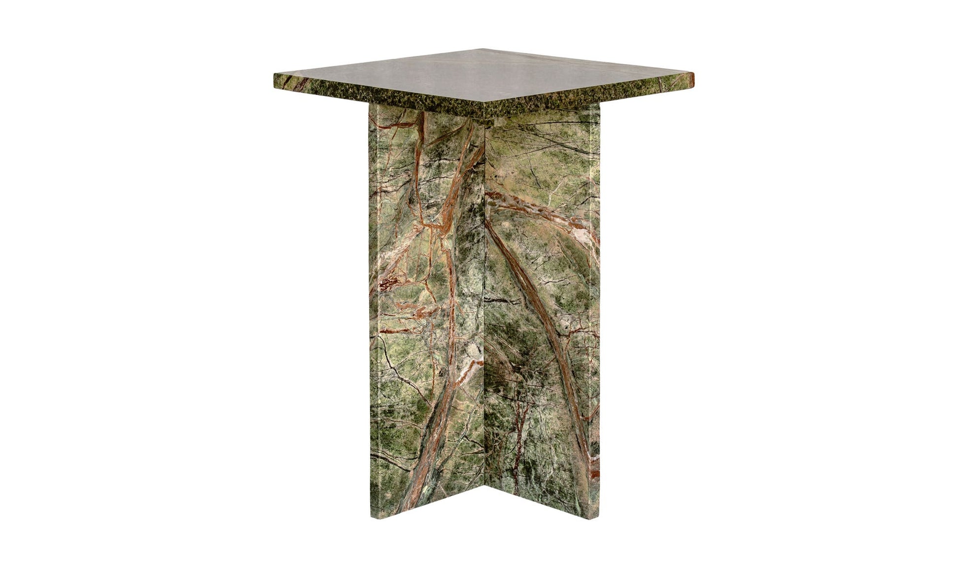 Blair Accent Table Rainforest Green Marble by Moe's Home Collection - view 8