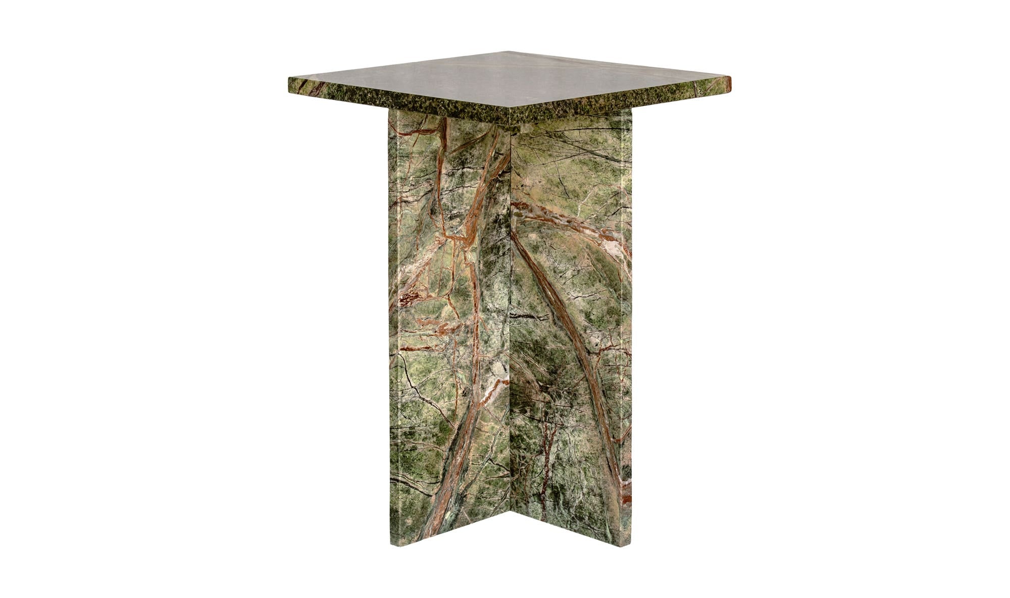 Blair Accent Table Rainforest Green Marble by Moe's Home Collection - view 8