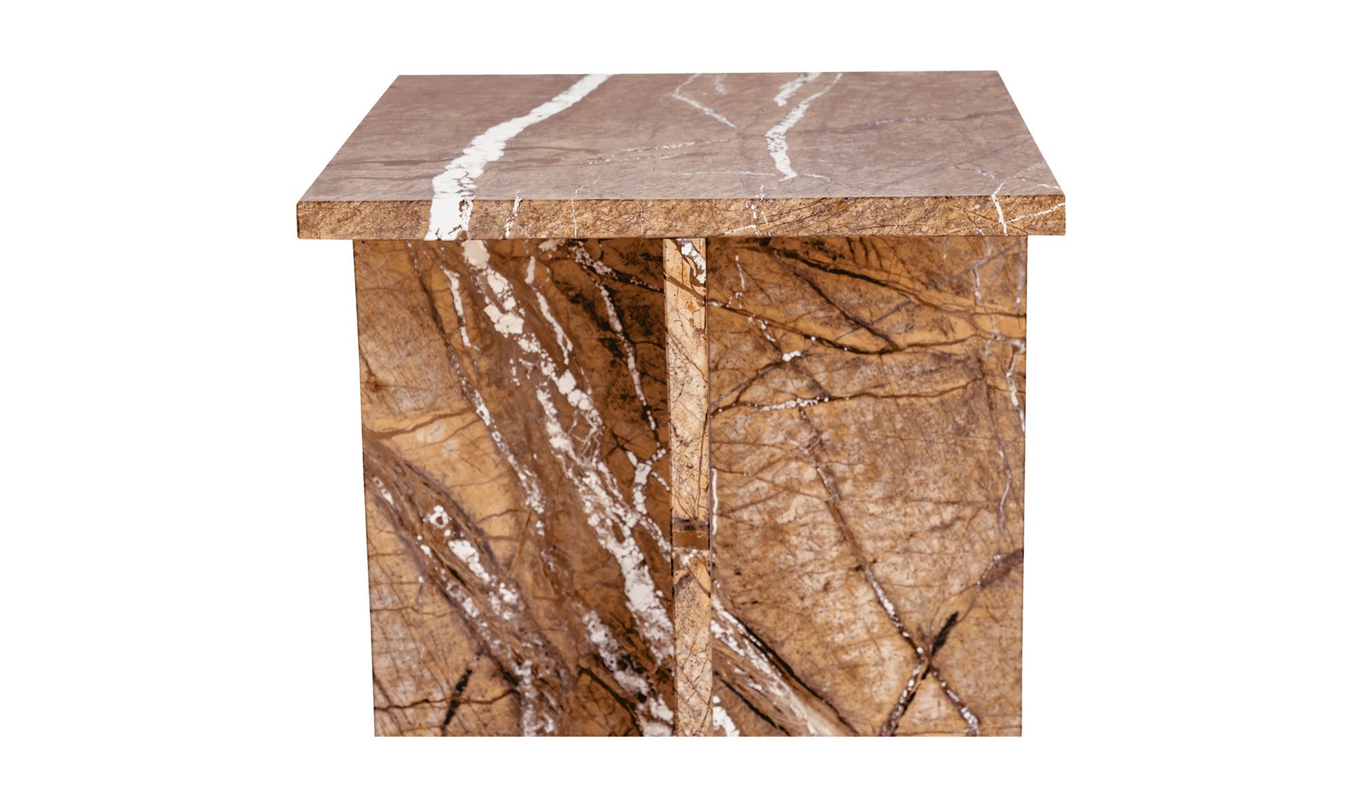 Blair Accent Table Golden Forest Marble by Moe's Home Collection - view 11