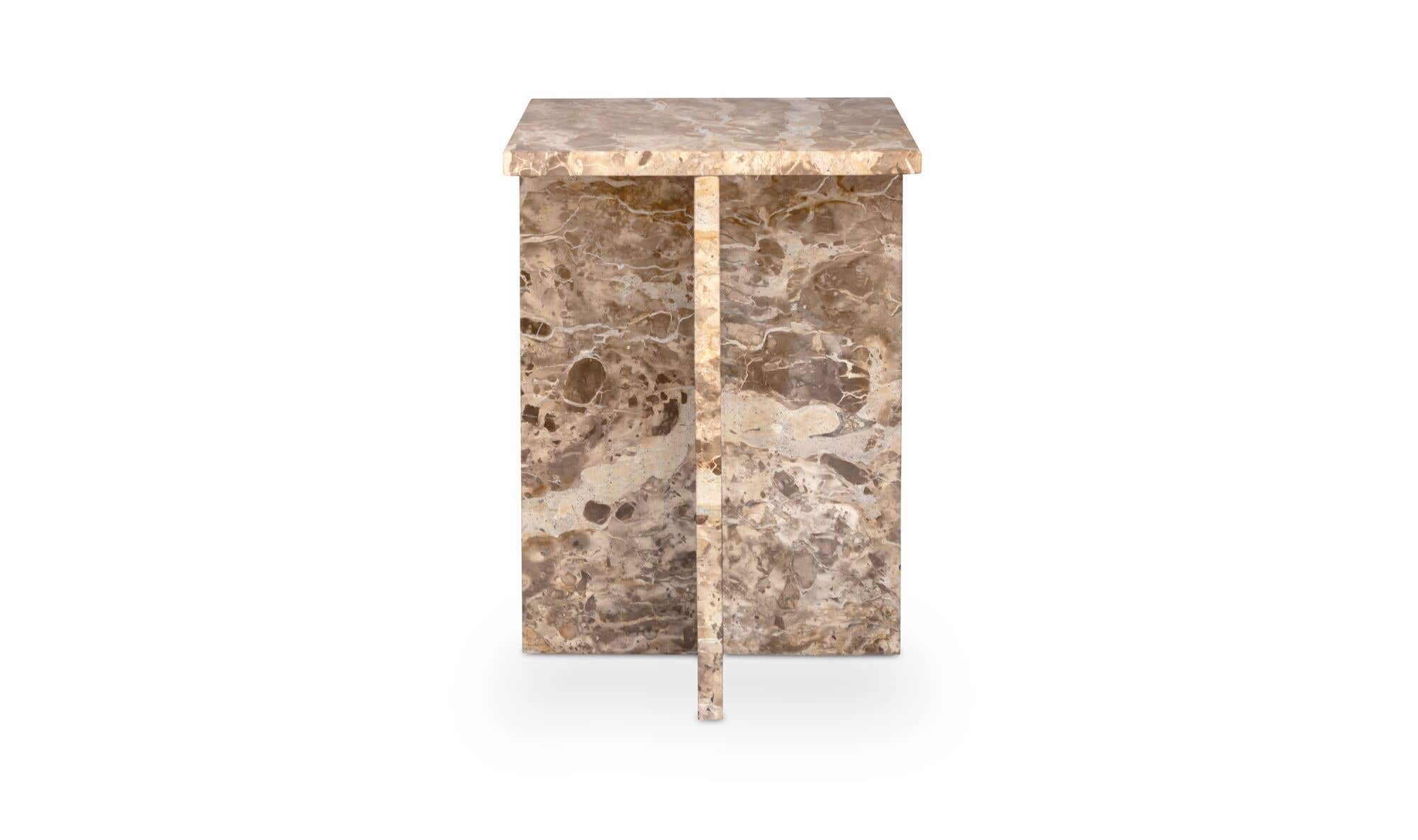 Blair Accent Table Panther Marble by Moe's Home Collection - view 9