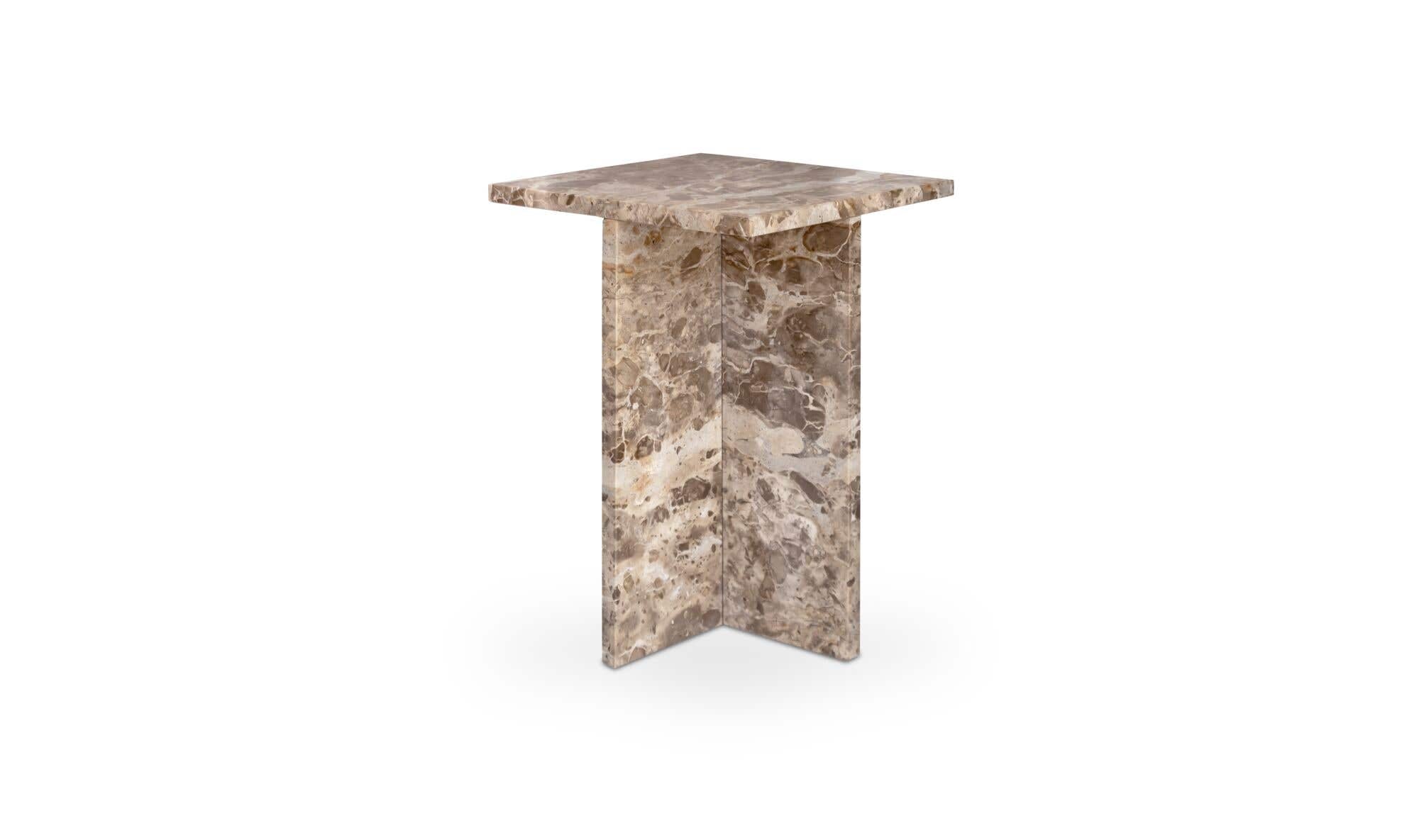 Blair Accent Table Panther Marble by Moe's Home Collection - view 8