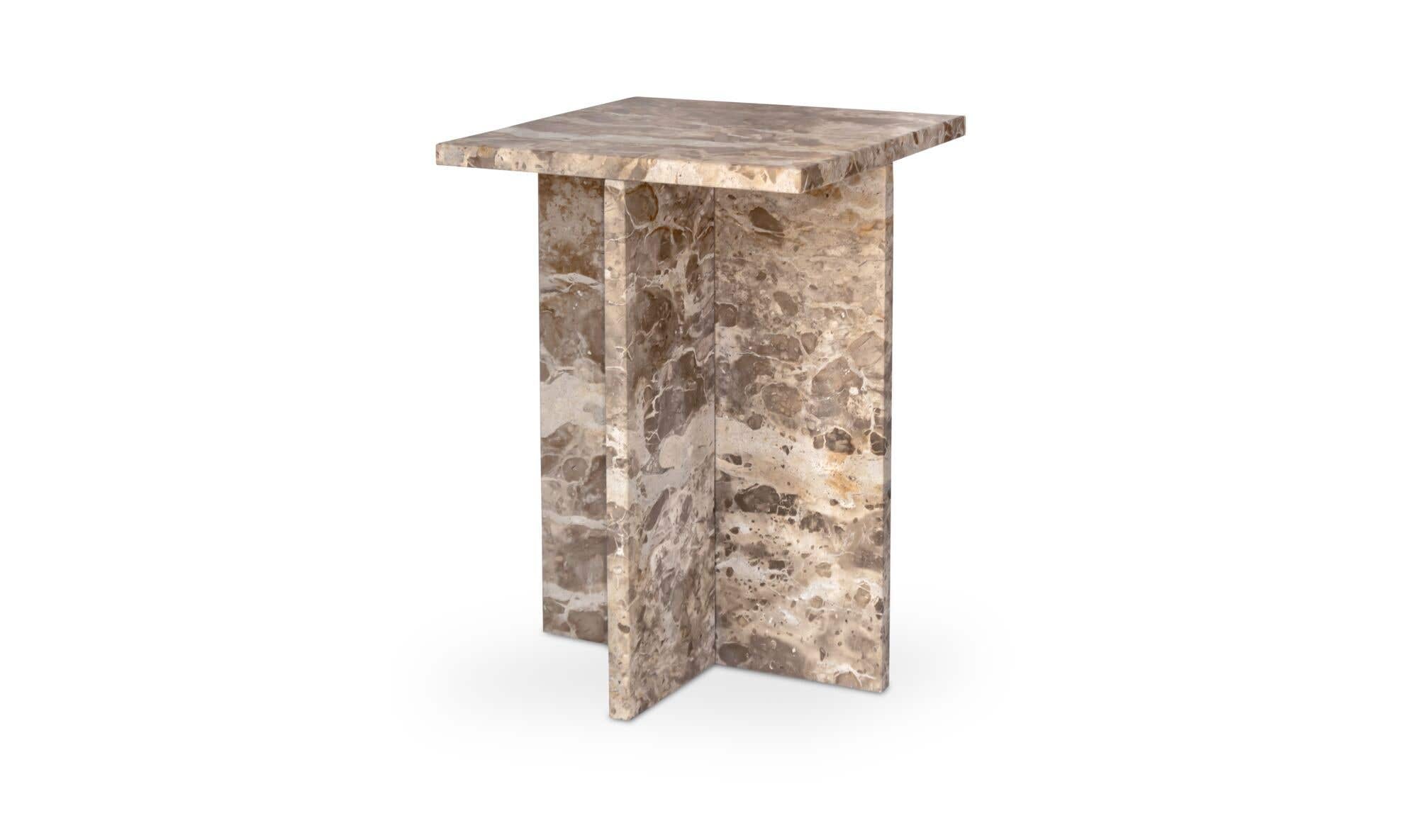 Blair Accent Table Panther Marble by Moe's Home Collection - view 6