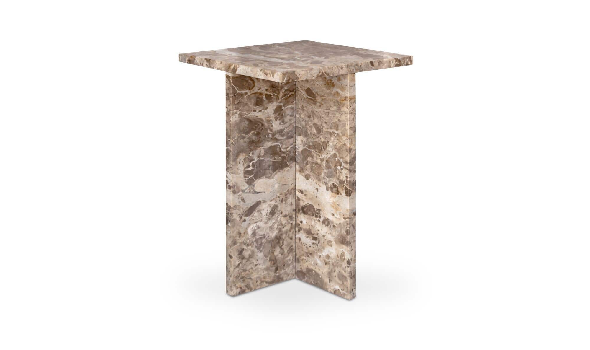Blair Accent Table Panther Marble by Moe's Home Collection - view 7