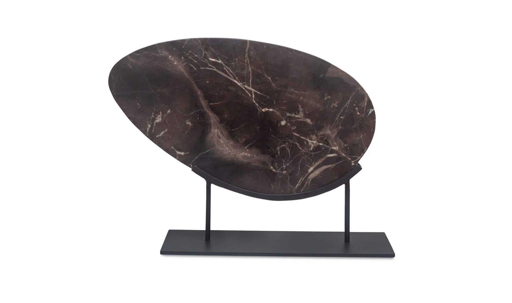 Galen Sculpture Saint Laurent Brown Marble by Moe's Home Collection - view 4