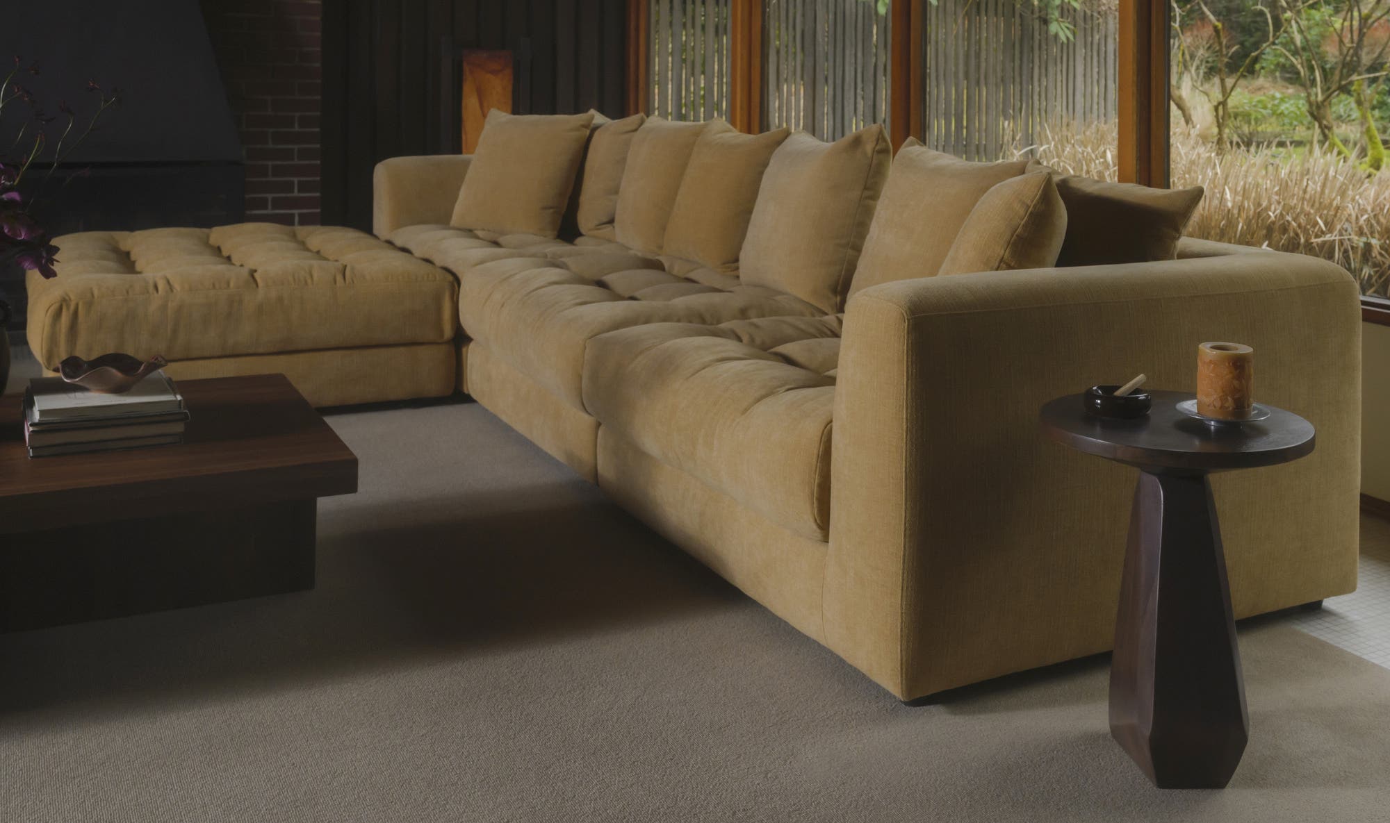 Harley Side Table Dark Brown by Moe's Home Collection - view 7
