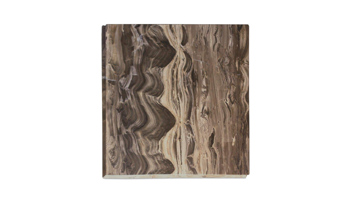 Nella Side Table Cappuccino Marble by Moe's Home Collection - view 9