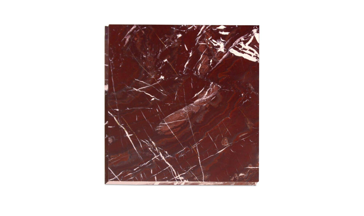 Nella Side Table Rosso Levante Marble by Moe's Home Collection - view 9