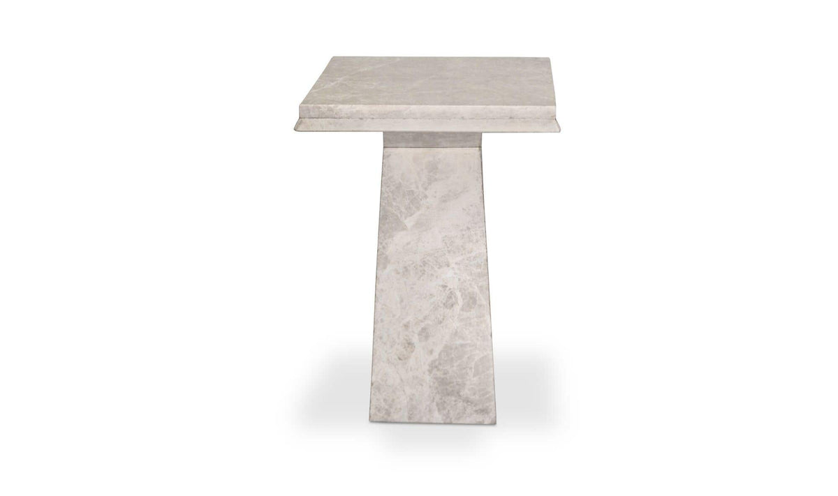 Nella Side Table Grey Marble by Moe's Home Collection - view 8