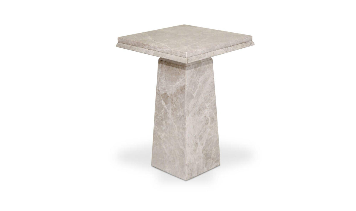 Nella Side Table Grey Marble by Moe's Home Collection - view 7