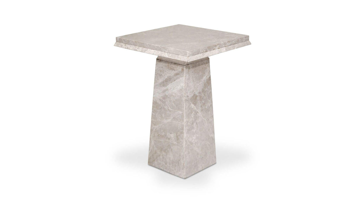 Nella Side Table Grey Marble by Moe's Home Collection - view 4