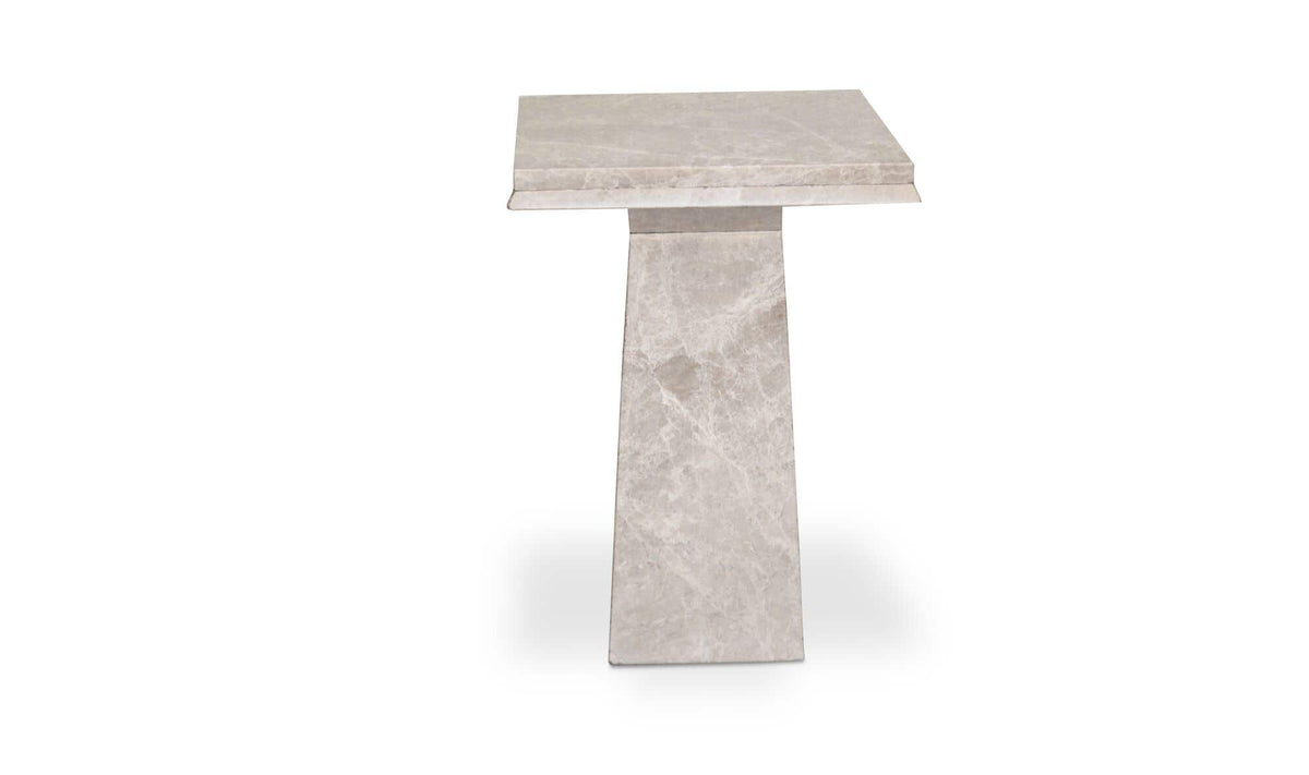 Nella Side Table Grey Marble by Moe's Home Collection - view 2