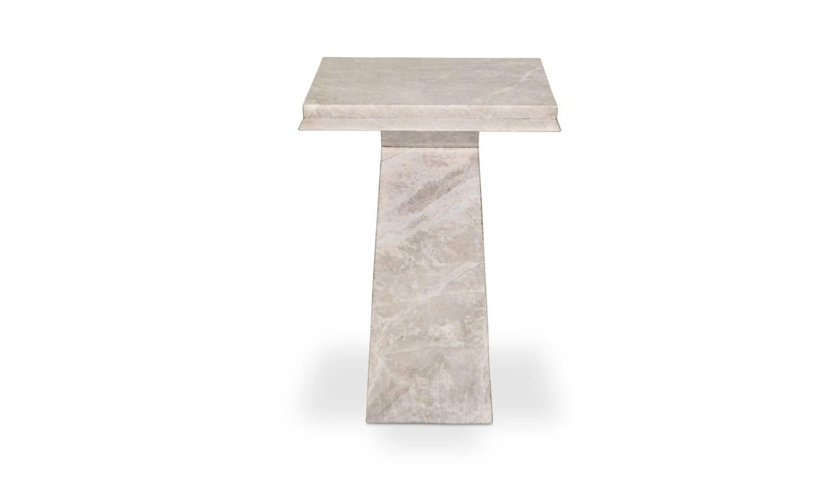 Nella Side Table Grey Marble by Moe's Home Collection - view 6